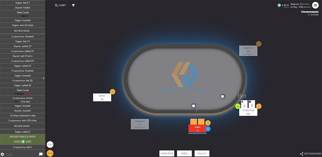 blockchain poker